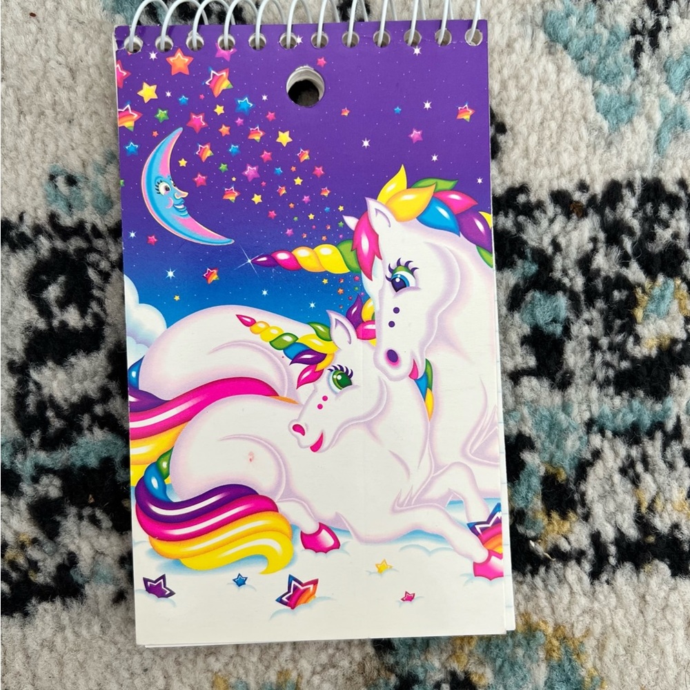 Lisa Frank Celeste and Markie notepad